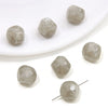 Wholesale Loose Beads Plastic And Resin Imitation Amber Stone Irregular Round Shape Simple Style Diy Handmade Beaded Necklace And Bracelet Material Accessories