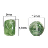 Wholesale Loose Beads Plastic And Resin Imitation Amber Stone Irregular Round Shape Simple Style Diy Handmade Beaded Necklace And Bracelet Material Accessories