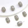 Wholesale Loose Beads Plastic And Resin Imitation Amber Stone Irregular Round Shape Simple Style Diy Handmade Beaded Necklace And Bracelet Material Accessories