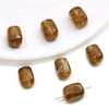 Wholesale Loose Beads Plastic And Resin Imitation Amber Stone Irregular Round Shape Simple Style Diy Handmade Beaded Necklace And Bracelet Material Accessories