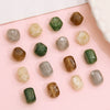Wholesale Loose Beads Plastic And Resin Imitation Amber Stone Irregular Round Shape Simple Style Diy Handmade Beaded Necklace And Bracelet Material Accessories
