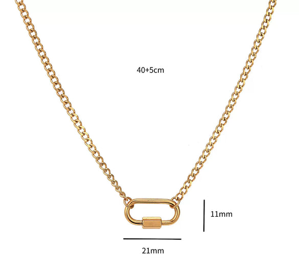 Wholesale Loose Chain Cross Sun Moon Pendant Necklace Copper Stainless Steel Geometric Electroplated