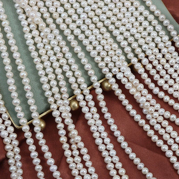 Wholesale Loose Freshwater Pearl Beads Nearly Round