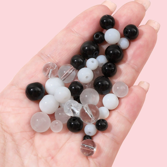 Wholesale Loose Imitation Jade Glass Beads For Handmade Jewelry Accessories Bracelet And Necklace Material