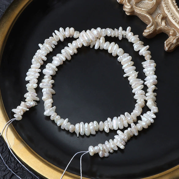 Wholesale Loose Natural Freshwater Pearl Beads Irregular Spike Overlapping Style