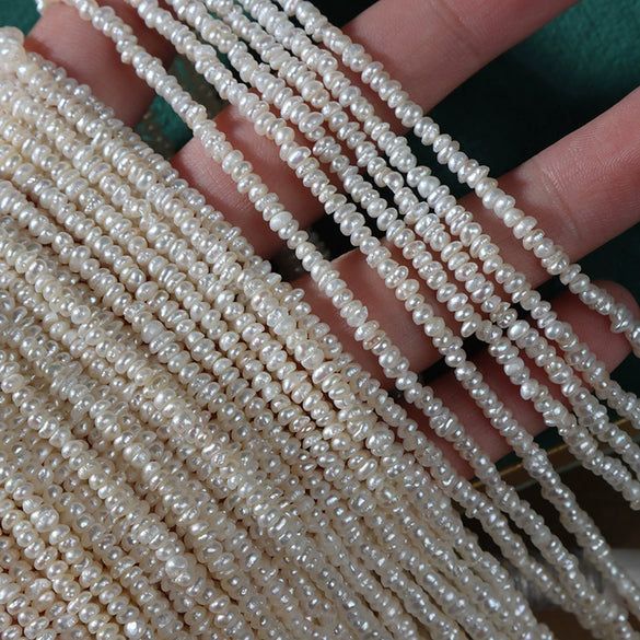 Wholesale Loose Natural Freshwater Pearl Jewelry Accessories Mini Irregular Beads For Diy Clavicle Chain Ring