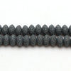 Wholesale Loose Volcanic Stone Abacus Beads For Jewelry Accessories Cutting Process