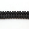 Wholesale Loose Volcanic Stone Abacus Beads For Jewelry Accessories Cutting Process