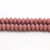 Wholesale Loose Volcanic Stone Abacus Beads For Jewelry Accessories Cutting Process