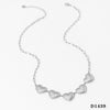 Wholesale Love Heart Shape Pendant Necklace In 316 Stainless Steel For Women With Electroplating Treatment
