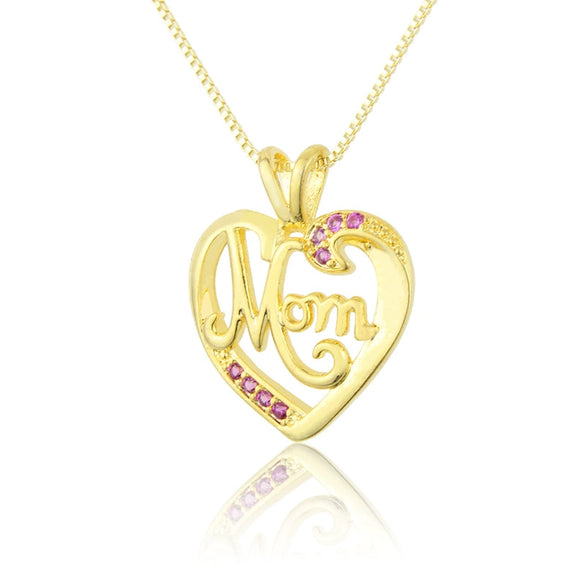 Wholesale Love Heart Vintage Copper Hollow Pendant Necklace