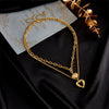 Wholesale Lovely Angel Wings Necklace Titanium Steel Geometric Pattern Electroplated For Women And Men