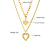Wholesale Lovely Angel Wings Necklace Titanium Steel Geometric Pattern Electroplated For Women And Men