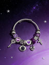 Wholesale Lovely Animal Style Stainless Steel Electroplated Beaded Bracelet With Multielement Oil Drop Rhinestone Jewelry Accessories