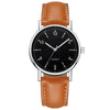 Wholesale Luminous Casual Digital Belt Quartz Watch For Men And Women Metal Case Stainless Steel Buckle Round Dial Ordinary Glass Mirror