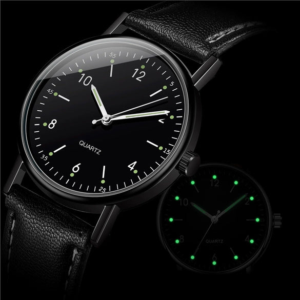 Wholesale Luminous Casual Digital Belt Quartz Watch For Men And Women Metal Case Stainless Steel Buckle Round Dial Ordinary Glass Mirror