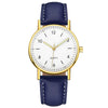 Wholesale Luminous Casual Digital Belt Quartz Watch For Men And Women Metal Case Stainless Steel Buckle Round Dial Ordinary Glass Mirror
