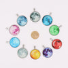 Wholesale Luminous Constellation Crystal Necklace With Moon Pendant For Men And Women