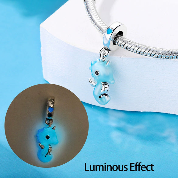 Wholesale Luminous Ocean Animal Design Bracelet Copper Silver Plated Dripping Oil