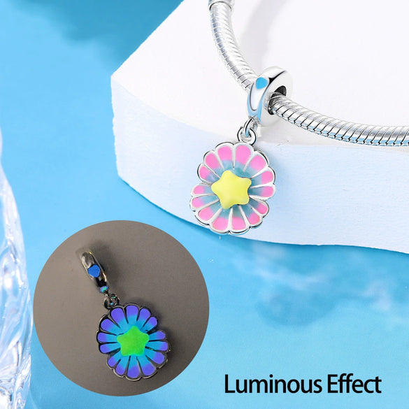 Wholesale Luminous Ocean Animal Design Bracelet Copper Silver Plated Dripping Oil