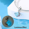 Wholesale Luminous Ocean Animal Design Bracelet Copper Silver Plated Dripping Oil