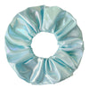 Wholesale Luminous Thick Pu Fabric Knitted Hair Scrunchies Hair Accessories