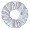 Wholesale Luminous Thick Pu Fabric Knitted Hair Scrunchies Hair Accessories