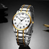 Wholesale Luminous Waterproof Quartz Digital Scale Business Calendar Men's Watches With Stainless Steel Buckle Alloy Strap And Case Mineral Reinforced Glass Mirror Round Dial