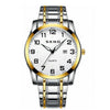 Wholesale Luminous Waterproof Quartz Digital Scale Business Calendar Men's Watches With Stainless Steel Buckle Alloy Strap And Case Mineral Reinforced Glass Mirror Round Dial
