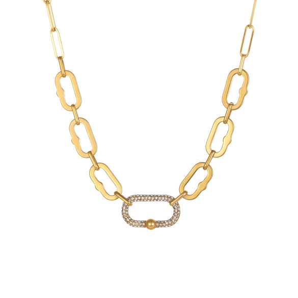 Wholesale Luxury Diamondencrusted Stainless Steel Cuban Chain Necklace And Bracelet Set For Women With Heart Water Drop And Bell Patterns Electroplated