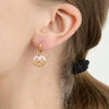 Wholesale Luxury Highend Electroplated Geometric Oil Drop Fun Food Design Stainless Steel Earrings For Women