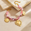 Wholesale Luxury Retro Diy Jewelry Set With Goldplated Stainless Steel Heart Water Drop Bell Pendant For Women