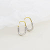 Wholesale Luxury S925 Silver Electroplated Ushaped Hoop Earrings