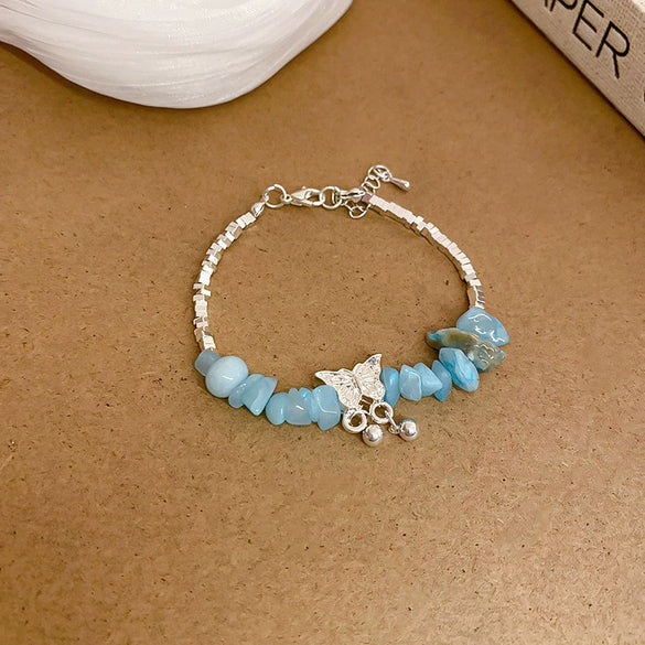 Wholesale Luxury Silver Bracelet With Imitation Pearls And Geometric Zirconia For Women