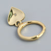 Wholesale Luxury Style S925 Silver Retro Heart Shaped Diamond Ear Buckle Earrings For Women
