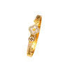 Wholesale Luxury White Shellfish Fourleaf Clover Hollow Titanium Steel Electroplated Bracelet