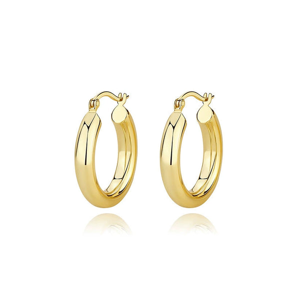 Wholesale Luxury Women's 925 Sterling Silver Geometric Retro Earrings With Electroplating