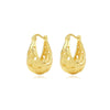 Wholesale Luxury Women's 925 Sterling Silver Geometric Retro Earrings With Electroplating