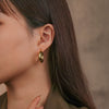 Wholesale Luxury Women's 925 Sterling Silver Geometric Retro Earrings With Electroplating