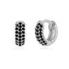 Wholesale Luxury Zircon Women's Copper Geometric Purely Handmade Earrings