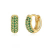 Wholesale Luxury Zircon Women's Copper Geometric Purely Handmade Earrings