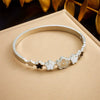 Wholesale Magnetic Czech Diamond Bracelet Titanium Steel Geometric Style Electroplated Unisex Jewelry