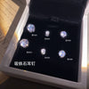 Wholesale Magnetic Zircon Geometric Earrings For Women With Electroplating Design