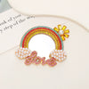 Wholesale Makeup Mirror Phone Case Jewelry Pearl Mirror Alloy Rainbow Diamondembedded Electroplating Accessories For Women