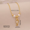 Wholesale Marine Animal Pendant Necklace With Imitation Pearl And Copper Material