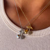Wholesale Marine Animals Geometric Stainless Steel 18K Gold Plated Necklace