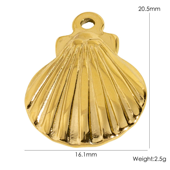 Wholesale Marine Animals Stainless Steel Pendant Jewelry With Electroplating Vacuum In Furnace Process