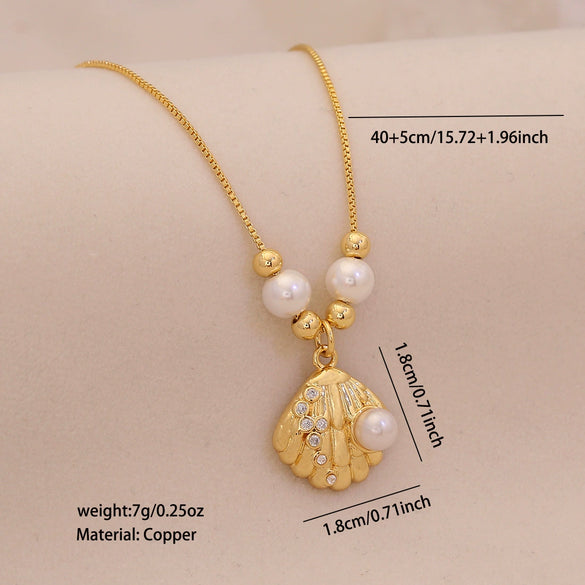 Wholesale Marine Life Style Animal Zodiac Copper Pendant Necklace