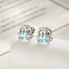 Wholesale Marine Series Cute Sweet Style Crab Shaped Metal Electroplated Cartilage Piercing Ear Bone Nail