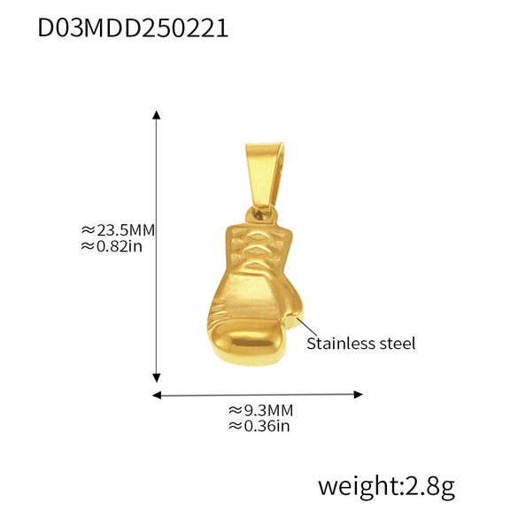 Wholesale Marine Series Stainless Steel Jewelry Accessories Pendant With Love And Heart Flower Pattern Electroplated Titanium Steel Necklace Pendant